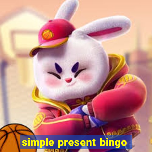 simple present bingo