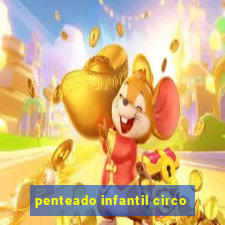 penteado infantil circo