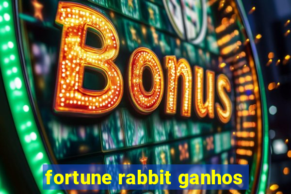 fortune rabbit ganhos