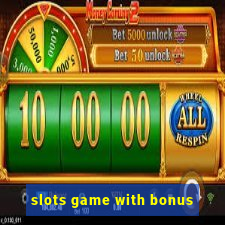 slots game with bonus