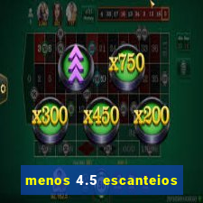 menos 4.5 escanteios