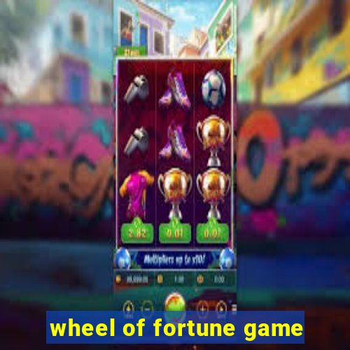 wheel of fortune game