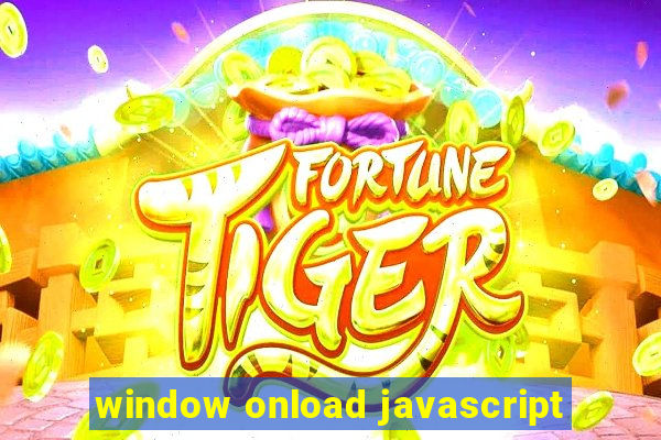 window onload javascript