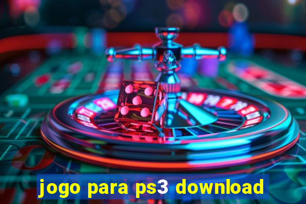 jogo para ps3 download