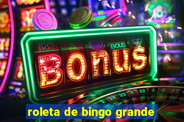 roleta de bingo grande