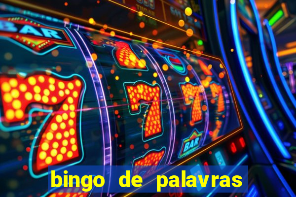 bingo de palavras cha de bebe