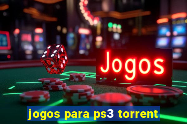 jogos para ps3 torrent