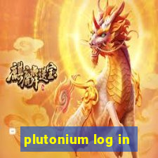 plutonium log in