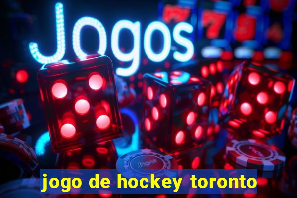 jogo de hockey toronto