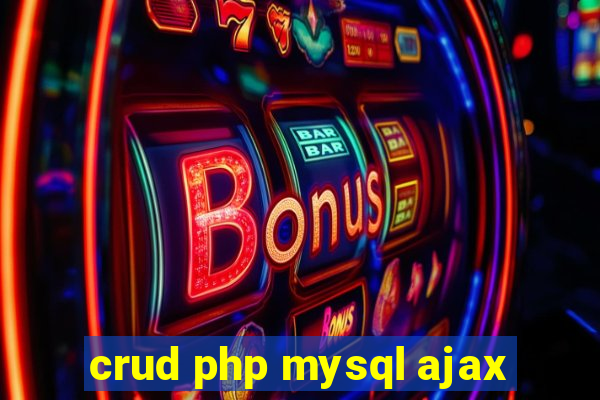 crud php mysql ajax