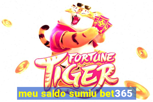 meu saldo sumiu bet365