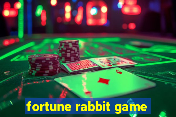 fortune rabbit game