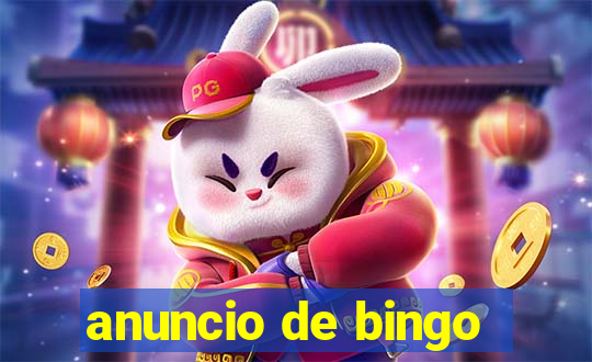 anuncio de bingo