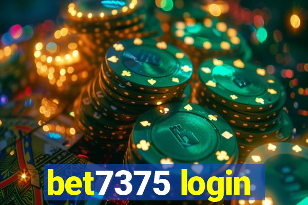 bet7375 login