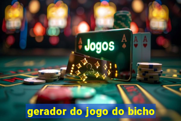 gerador do jogo do bicho