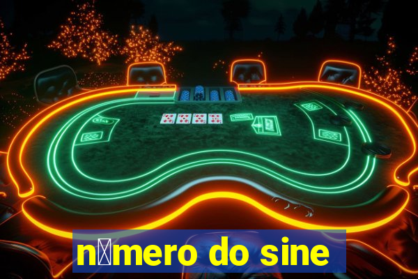 n煤mero do sine