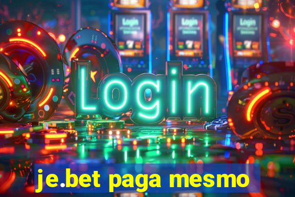 je.bet paga mesmo