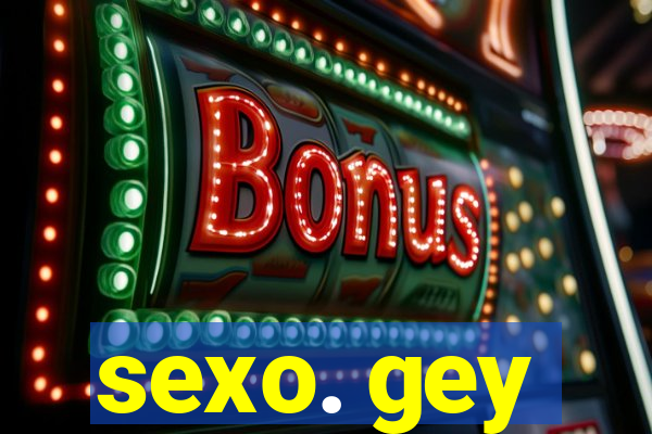 sexo. gey