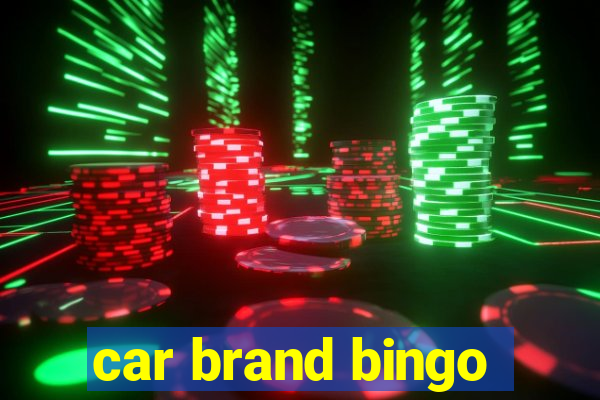 car brand bingo