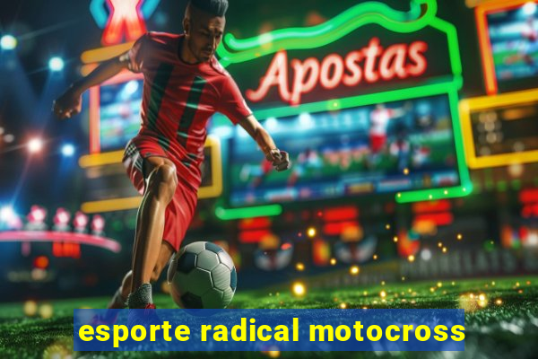 esporte radical motocross