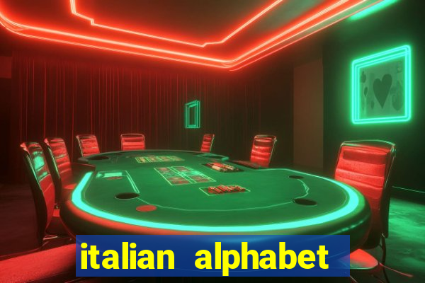 italian alphabet lore a