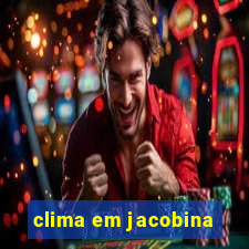 clima em jacobina