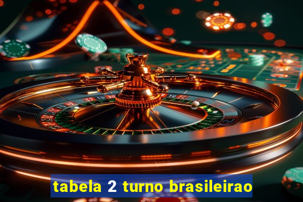 tabela 2 turno brasileirao