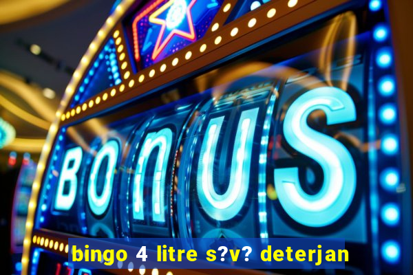 bingo 4 litre s?v? deterjan