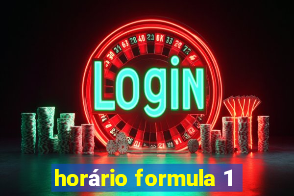 horário formula 1