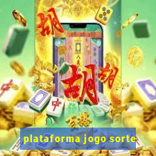 plataforma jogo sorte