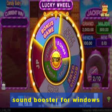 sound booster for windows