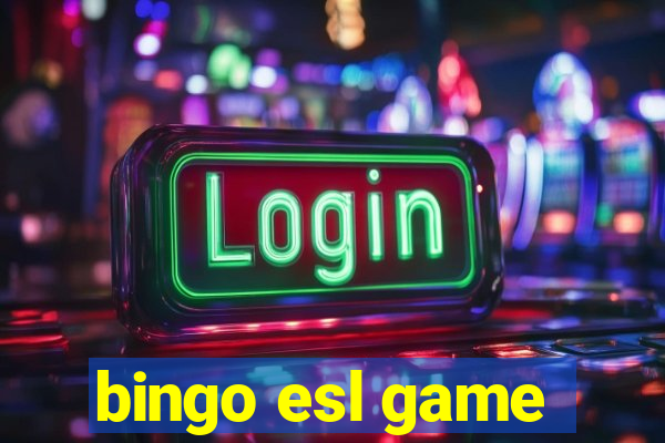 bingo esl game