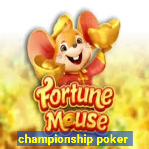 championship poker