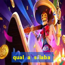 qual a sílaba t?nica de futebol