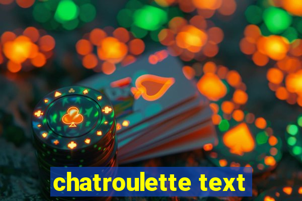 chatroulette text