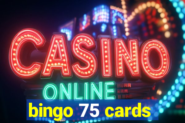 bingo 75 cards