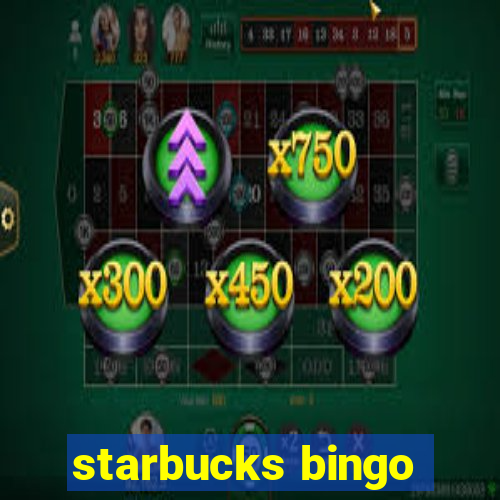 starbucks bingo