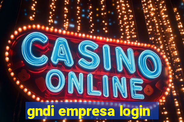 gndi empresa login