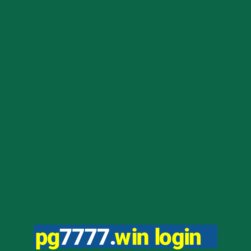 pg7777.win login