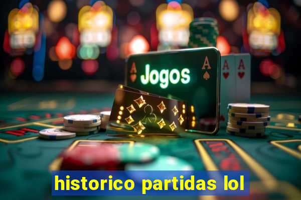 historico partidas lol