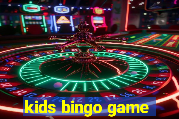 kids bingo game