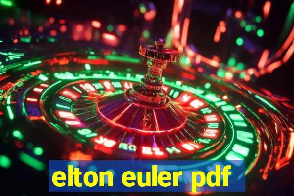 elton euler pdf