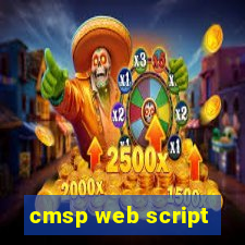 cmsp web script