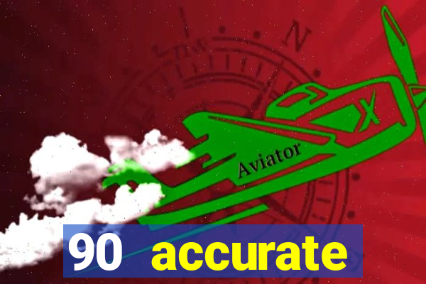 90 accurate football predictions