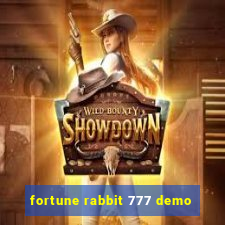 fortune rabbit 777 demo