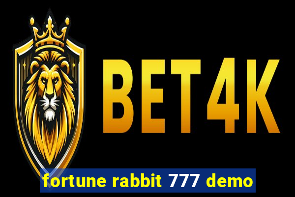 fortune rabbit 777 demo