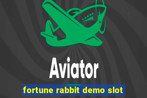 fortune rabbit demo slot