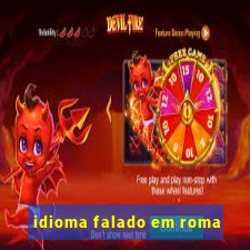 idioma falado em roma