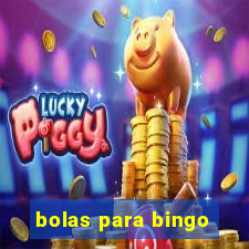 bolas para bingo