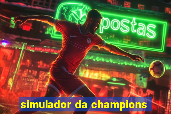 simulador da champions